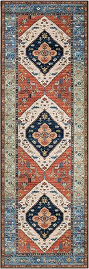 Lahome Boho Kitchen Runner Rug - 2x8 Runners for Hallways Washable Non-Slip Runner Rugs Ultra-Thin Laundry Room Rug Oriental Throw Carpet Runner for Entrance Bathroom Bedroom Living Dinning Room Foyer by TinyTreasures Baby Boutique