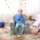 Toddler Chair, Glow in The Dark Kids Sofa Bean Bag Chair for Kids Children Couch Toddler Mini Sofa Armrest for Children, Lightweight Children Sofa(Moon Grey) by TinyTreasures Baby Boutique
