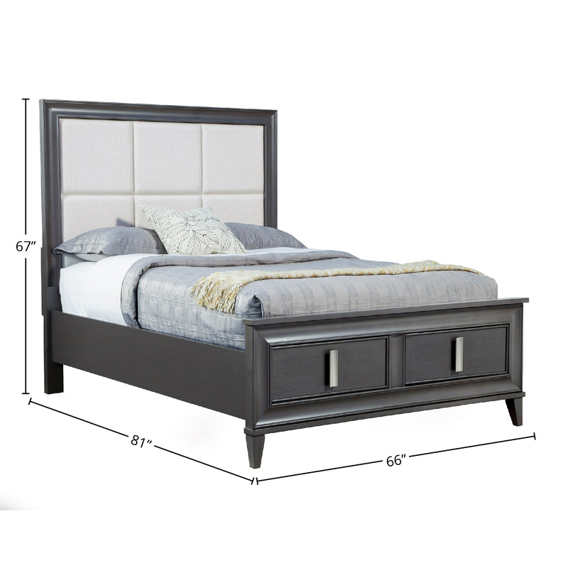 Lorraine Storage Bed, Dark Grey