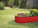Galvanized Raised Garden Beds Outdoor // 4×2×1 ft Planter Raised Beds for Gardening, Vegetables, Flowers // Large Metal Garden Box (Red) by GreenHaven Gardens