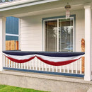 EBaokuup 20x2 Ft American Flag Bunting-4th of July Banner Decor Red, White & Blue Stripe Flag-Large Patriotic Bunting US Flag Decorations for Independence Day Outdoor Porch Garden by GreenHaven Gardens