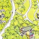 Vintage Map of Denison University, 1944