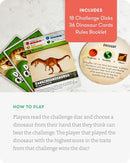 SimplyFun Dinosaur Challenge - Learn About Dinosaurs and Situational Analysis - Engaging and Educational Kids Card Game - 2 to 4 Players - Ages 7 & Up by TinyTreasures Baby Boutique