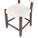 5 Piece Counter Height Dining Set With 4 Upholstered Chairs by HouseOfZazla