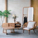 Tectona - Teak Leisure Chair - Natural Wood / Brown by HouseOfZazla
