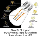 Solatec LED String Lights, Shatterproof 48FT 15 Hanging Sockets Commercial Grade Waterproof 2W Outdoor String Light Decor for Patio, Garden, Balcony, Deck S14 2W by GreenHaven Gardens