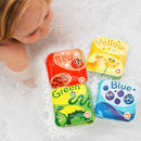 BabyBibi Floating Baby Bath Books for Baby. Kids Learning Bath Toys. Waterproof Bathtime Toys for Toddlers. Kids Educational Infant Bath Toys. (Set of 4: Color Recognition Bath Books) by TinyTreasures Baby Boutique