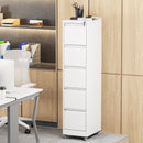 Drawer Metal Locking Vertical File Cabinet With Wheels Heavy Duty Lockable Storage by HouseOfZazla