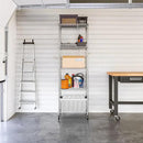 Seville Classics UltraDurable Heavy Duty NSF Solid Steel Wire Rack Storage Unit Organizer for Garage, Warehouse, Office, Restaurant, Classroom, Kitchen, 5-Tier Shelving, 24" W x 18" D by CozyNest Decor