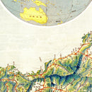 Vintage Map of Japan 1921