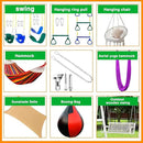 2 Set Hammock Hanging with Swing Chain 1200 LB Capacity Heavy Duty Swing Hangers 360° Swivel Hammock Hanger Kit for Hanging Hammock Chair Tree Yoga by GreenHaven Gardens