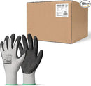 toolant Crinkle Latex Work Gloves Bulk, Rubber Coated Safety Work Gloves for Men and Women, 120 Pairs for Construction, Gardening, Warehouse (Gray, Medium) by GreenHaven Gardens