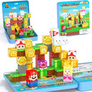 49PCS Mini Magnetic Tiles Travel Toys for Kids Ages 4-8, Magnetic Building Blocks Adventure Set with Portable Iron Storage Box & Play Base, STEM Learning Activities for Toddlers 3-5 by TinyTreasures Baby Boutique