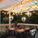 Solar Hot Air Balloon Lantern Warm White Light, Solar Hot Air Balloon Waterproof Lantern, Suitable for Garden Farmhouse Decoration (GardenGnome2pcs) by GreenHaven Gardens