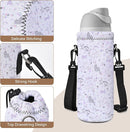 AUPET Water Bottle Sling Bag Carrier Crossbody Sleeve,Insulated Neoprene Bottle Case Holder Pouch Cover 500ML/17oz with Shoulder Strap for Walking Women Men by TinyTreasures Baby Boutique