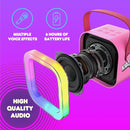 Move2Play, Kidz Bop Mini Karaoke Machine for Kids | Official Kidz Bop Merchandise | 2 Microphones | Connect with Bluetooth | 3, 4, 5, 6, 7+ Year Old Gift | Toy for Girls, Boys, & Toddler by TinyTreasures Baby Boutique