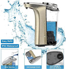 Automatic Soap Dispenser, Touchless Dish soap Dispenser 17oz/500ml with Upgraded Infrared Sensor, 5 Adjustable Soap Dispensing Levels, Liquid Hand soap Dispenser for Bathroom & Kitchen by CozyNest Decor