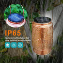 Hummingbird Solar Lanterns Outdoor Waterproof Large Metal Hanging Lantern with 2000mAh Battery, Solar-Powered Garden Lights Decor for Yard, Patio, Backyard - Birthday Gift for Women, Mom, Grandma by GreenHaven Gardens