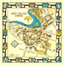 Vintage Map of Smith College, 1928
