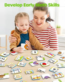 D-FantiX 30 Self-Correcting Number Puzzles, Double-Sided Addition and Subtraction Games, Kindergarten Math Games for Kids, Montessori Math Puzzles Educational Toys Preschool Learning Activities by TinyTreasures Baby Boutique