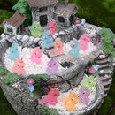 100 PCS Mini Resin Unicorn Luminous Tiny Unicorn Miniature Figurines Glow in The Dark Mini Resin Animals Suitable for DIY Cake Ornaments Crafts Moss Landscape Decoration by GreenHaven Gardens