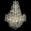 H65'' Silver Tree Branch Crystal High Ceilings Chandeliers,Modern Crystal Staircase Chandeliers, D48'' Foyer Chandelier for High Ceiling, Luxury Large Living Room Chandelier, 27-Lights by CozyNest Decor