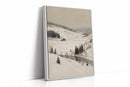 A Cabin Stands Amidst Winter's Embrace
