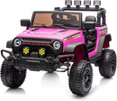 12V Kids Ride on Car Truck, Kids Electric Vehicles Car Ride on Toy for Toddlers w/Remote Control - Pink by TinyTreasures Baby Boutique