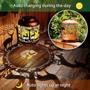 Deer Solar Lanterns Outdoor Waterproof Hanging Solar Lights Deer Gifts for Women Men Metal Decorative LED Lanterns for Yard, Patio, Lawn, Tabletop, Pathway, Landscape, Garden Decor by GreenHaven Gardens