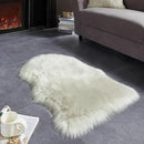 AMTOVO Faux Fur Rug, Light Grey Small Area Rug, Fluffy Sheepskin Rug, Fuzzy Ultra Soft 2 x 3 ft Shag Rugs for Bedroom Sofa Throw Cushion Room Decor, Sheepskin by CozyNest Decor