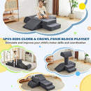 Jela Foam Blocks 6Pcs Soft Play Equipment Luxury Corduroy Fabric, Toddler Climbing Toys Indoor Soft Play for Toddlers by TinyTreasures Baby Boutique