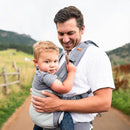 Beco Toddler Carrier - Breathable 3D Mesh Front-Carry & Backpack Style Carrier with Tall Supportive Back and Ergonomic Extra-Wide Seat for Children from 18months (20-60 lbs) - Cool Dark Grey by TinyTreasures Baby Boutique