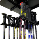 Solitude Ski Solid Shelf | Adjustable Wall Storage System | Holds 10 Pairs of Skis