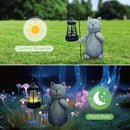Solar Garden Decor Statues Figurine: Garden Art for Patio Balcony Yard Lawn - Unique Christmas Birthdays Gifts for Mom Grandma Women Wife Sister by GreenHaven Gardens