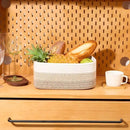 Small Storage Baskets for Organizing | Closet Organizer Bins | Shelf Toy Basket | Woven Rope Baskets | Cube Decorative Box | Shallow Basket |11.5x7.5x4.7”| 4 Packs Gradient Brown by CozyNest Decor