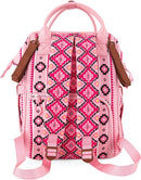 Wrangler Diaper Bag Backpack Aztec Travel Backpack Purses Western Multi-Function Baby Bags for Mom with Waterproof Insulated Pockets by TinyTreasures Baby Boutique
