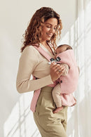 BabyBjörn Baby Carrier Mini, Light Pink, 3D Jersey | Infant Carrier (7-25 lbs), Ergonomic, Easy-to-Use by TinyTreasures Baby Boutique
