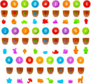 Learning Resources Alphabet Acorns Activity Set, Develops Letter Recognition, Educational Toys for Toddlers, Homeschool, Visual & Tactile Learning Toy, 78 Pieces, Ages 3+ by TinyTreasures Baby Boutique