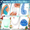 LAWOHO 6 Packs Snow Slime Kit - Butter, Clear, Water, Cloud Slimes, Fluffy Slime Making Kit for Kids with Cute Charms & Add-ins, Blue Kids Slimes Kits for Girls & Boys Birthday Christmas Easter Gifts by TinyTreasures Baby Boutique