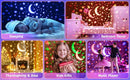 One Fire Star Projector Night Light for Kids Room, Bluetooth Speaker+Remote, 48 Lighting Cool Star Light Projector, Kids Room Decor, Christmas Gifts by TinyTreasures Baby Boutique