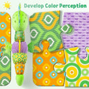 LIGHTDESIRE Baby Toys Musical Seahorse,Infant Stuffed Animal Toys with Crinkle and Rattles,Soft Sensory Toys with Textures for Tummy Time Newborn Boys Girls 0 3 6 12 Months(Green) by TinyTreasures Baby Boutique