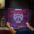 Personalized Bar Signs with Your Name for home wall light up with personalized pub name, man cave accessories, beer themed neon customizable lighted sign by CozyNest Decor