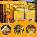 2Pack Each 66Ft 200 LED Fairy Lights Plug in with Remote, Waterproof String Lights Outdoor & Indoor, String Lights 8 Modes with Timer, Twinkle Light for Girl's Room Christmas Decorations (Warm White) by GreenHaven Gardens