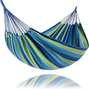 SUNCREAT Portable Tree Hammock, Double Hammocks 2 Person with Outer Bag, Blue Stripe by GreenHaven Gardens