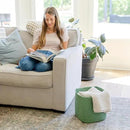 NaturalCozy Storage Cubes 11 Inch Cotton Rope Woven Baskets for Organizing, 3-Pack | Cube Storage Bin | Square Storage Baskets for Shelves Organizer, Classroom, Kids Toy Bins, Closet, Baby Nursery by CozyNest Decor
