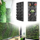 Ogrmar 18 Pockets Vertical Wall Garden Planter Plant Grow Bag for Flower Vegetable for Indoor/Outdoor (18 Pockets, Black) by CozyNest Decor