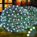 Led Net Lights Christmas Lights Outdoor White Christmas Net Lighting with 121Led Mini Globe Lights 5ftx5ft, Outdoor Indoor Fairy Mesh Net Lights for Christmas Trees, Bushes, Shrubs Decorations by GreenHaven Gardens