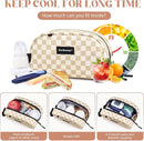 Small Cooler Bag Freezable Lunch Bag for Work School Travel,Leak-proof Small Lunch Bag,Small Insulated Bag For Kids/Adults,Freezer Lunch Bags,Freezable Snack Bag,Mini Lunch Bag 9.8x5.5x4 inch by TinyTreasures Baby Boutique