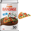 BioSwiss Bandages, Pizza Shaped Self Adhesive Bandage, Latex Free Sterile Wound Care, Fun First Aid Kit Supplies for Kids, 50 Count by TinyTreasures Baby Boutique