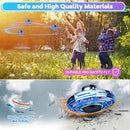 Hand Operated Mini Drone for Kids - LED UFO Flying Orb Ball, Rechargeable Mini Fidget Spinner Toy for Indoor Outdoor,Christmas Birthday Party Gifts for Girls Boys (Blue) by TinyTreasures Baby Boutique